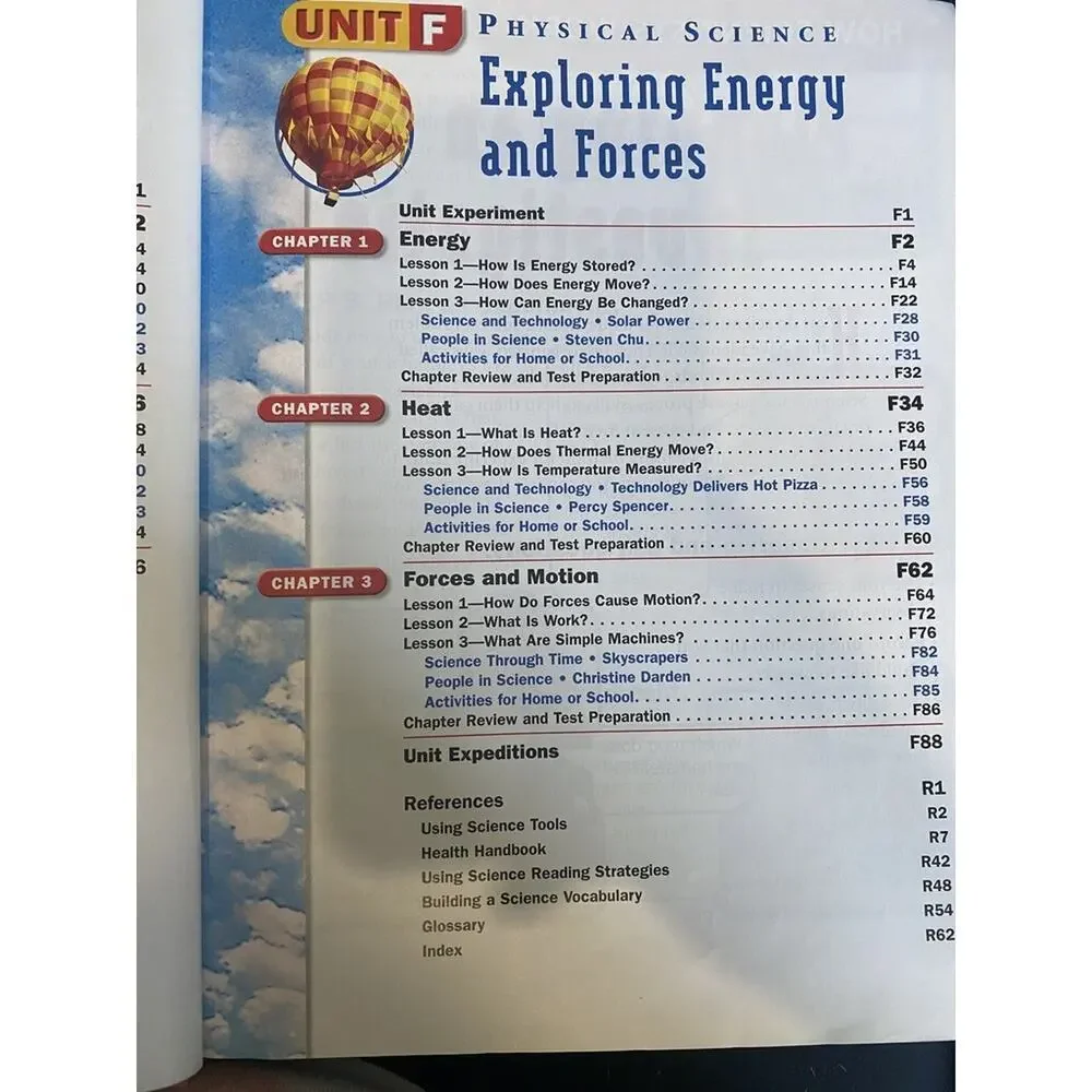 Harcourt Science: 2005 Student Edition Grade 3 Physical Science HC Text Book